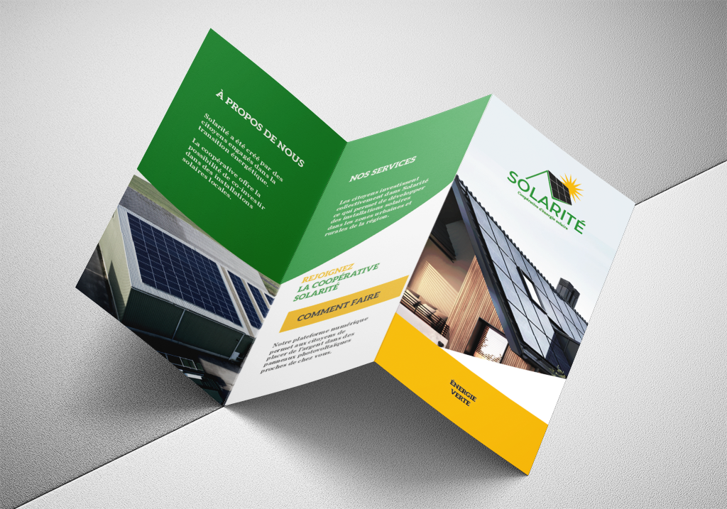 Dépliant 3 volets Solarité